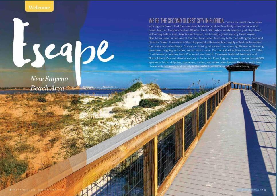 Zen Beach Retreat - Ocean View Townhouse -No Drive Beach New Smyrna Beach Luaran gambar
