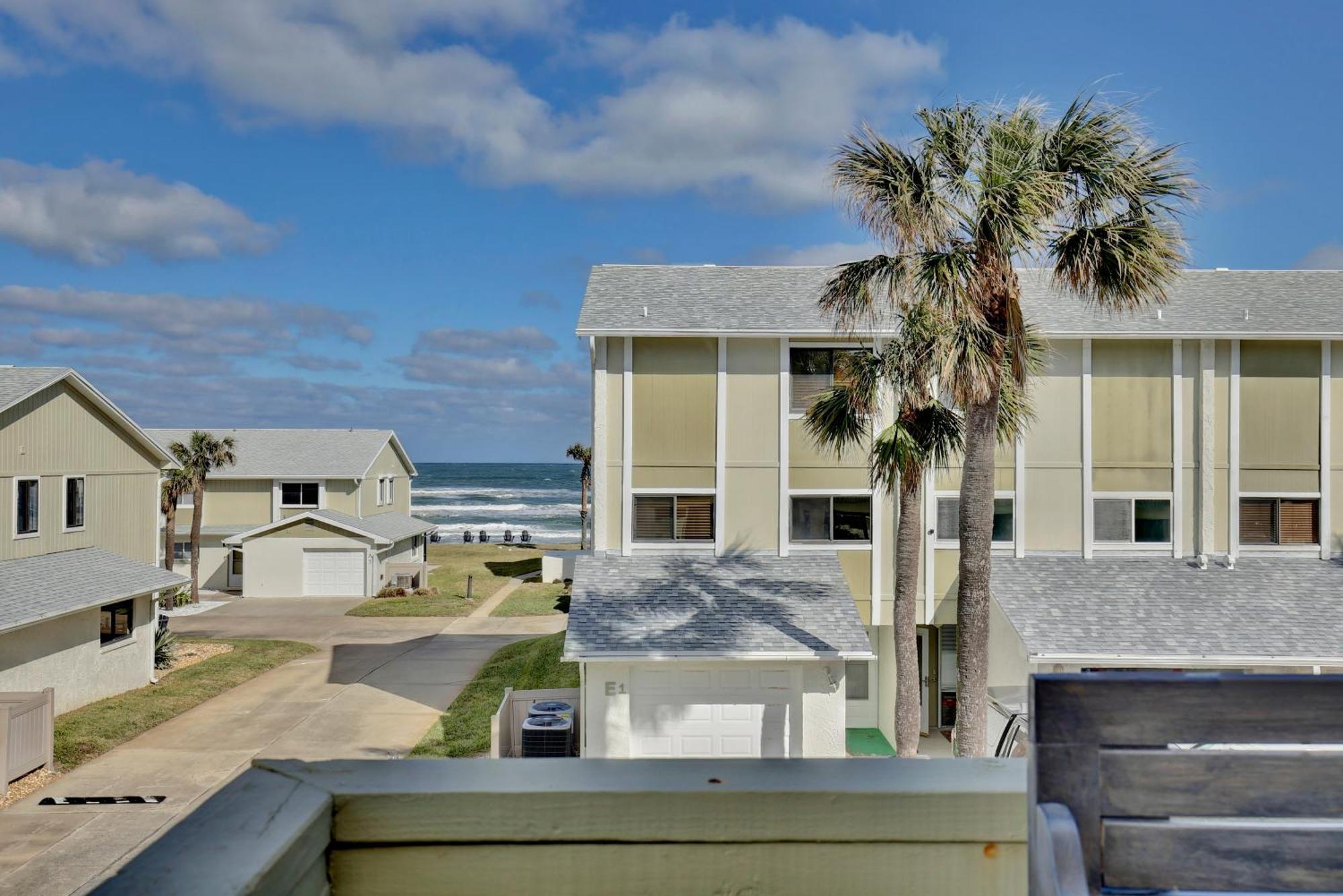 Zen Beach Retreat - Ocean View Townhouse -No Drive Beach New Smyrna Beach Luaran gambar