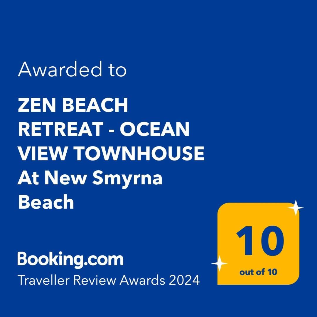 Zen Beach Retreat - Ocean View Townhouse -No Drive Beach New Smyrna Beach Luaran gambar